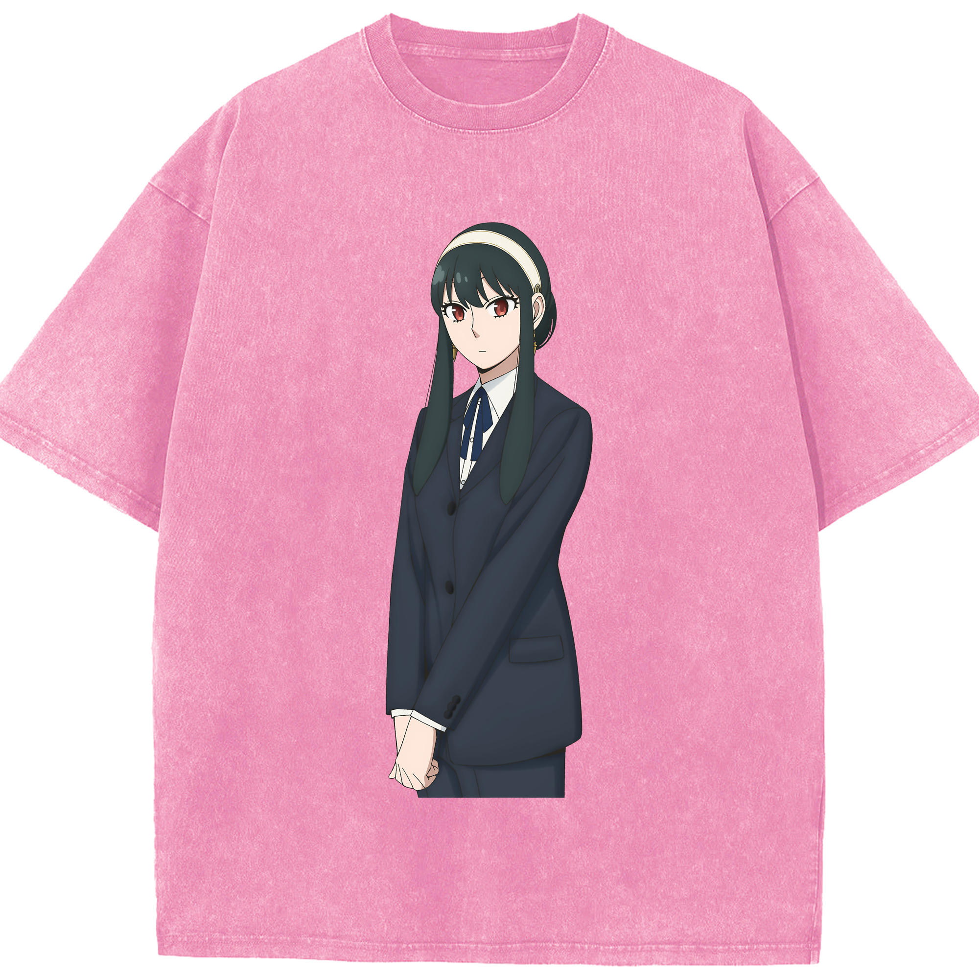 （画像用） SPY×FAMILY间谍家家酒 綿100% ヴィンテージ風 半袖Tシャツ（フロントプリント）